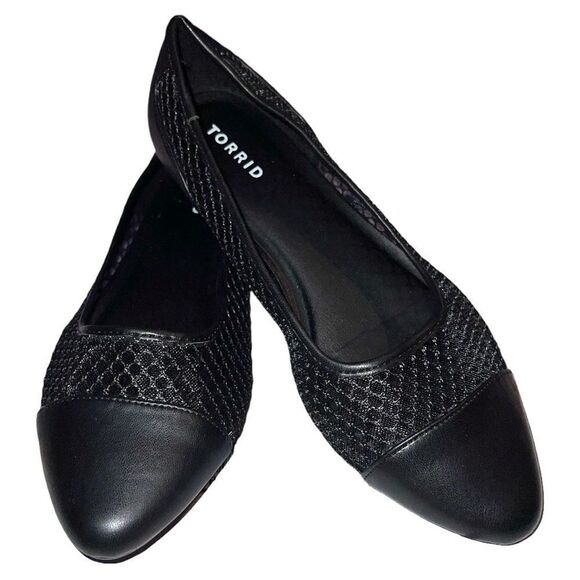 Torrid black mesh flats! New - Picture 2 of 9